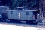 Boston & Maine caboose BM C43 at Hoosac tunnel